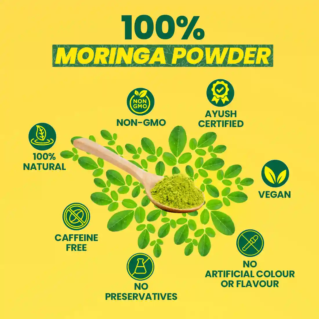 100% Pure & Natural Moringa Powder - Image 2
