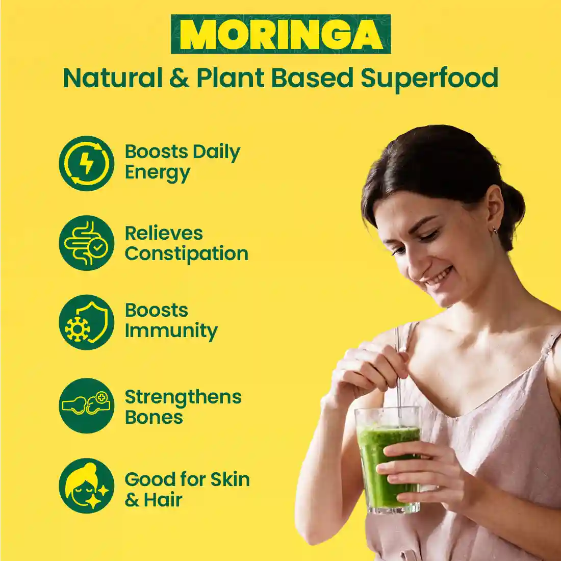 100% Pure & Natural Moringa Powder - Image 3
