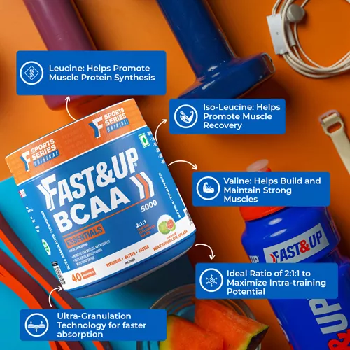 Fast&Up BCAA Essentials - Watermelon - Image 3