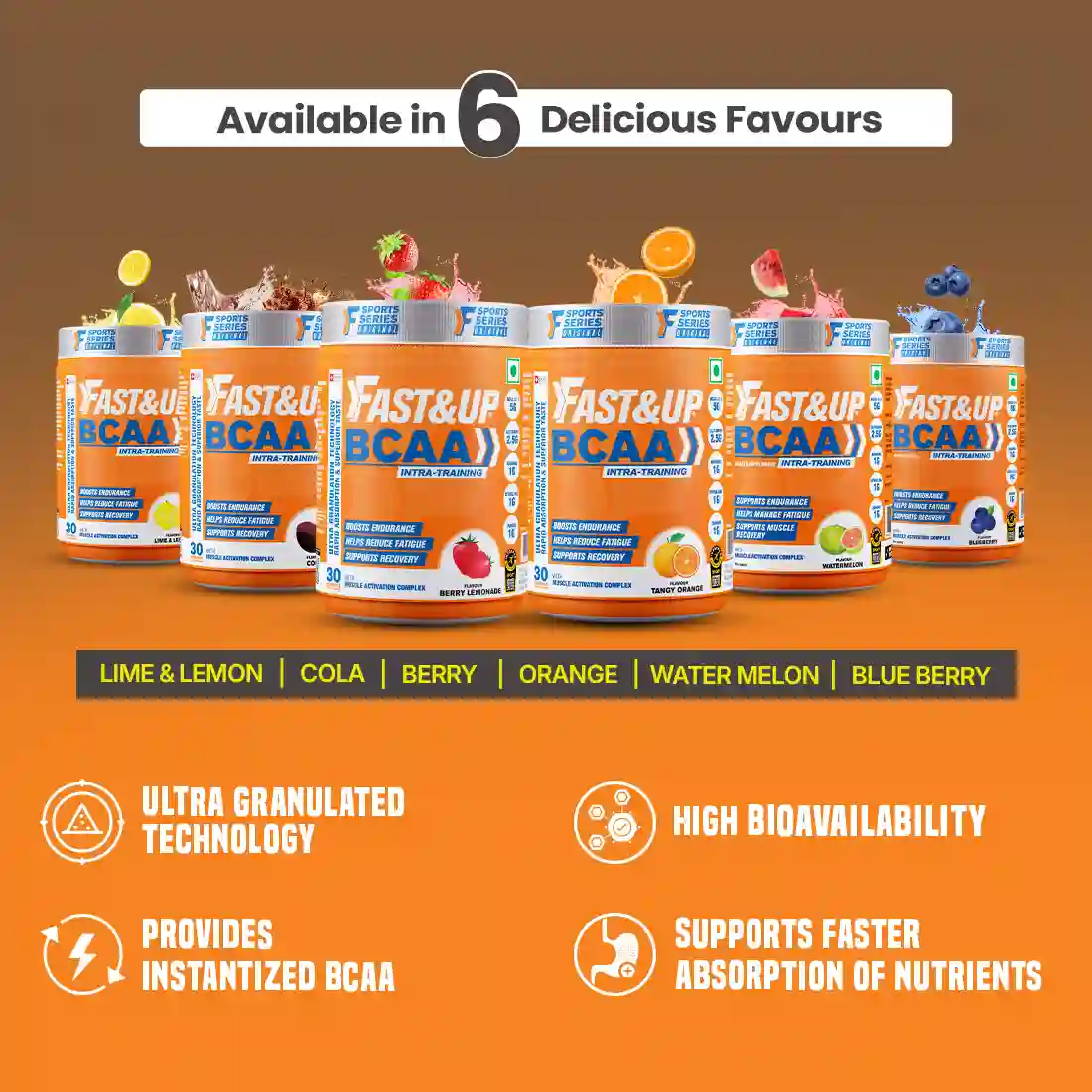 BCAA Advanced - Orange - Image 7
