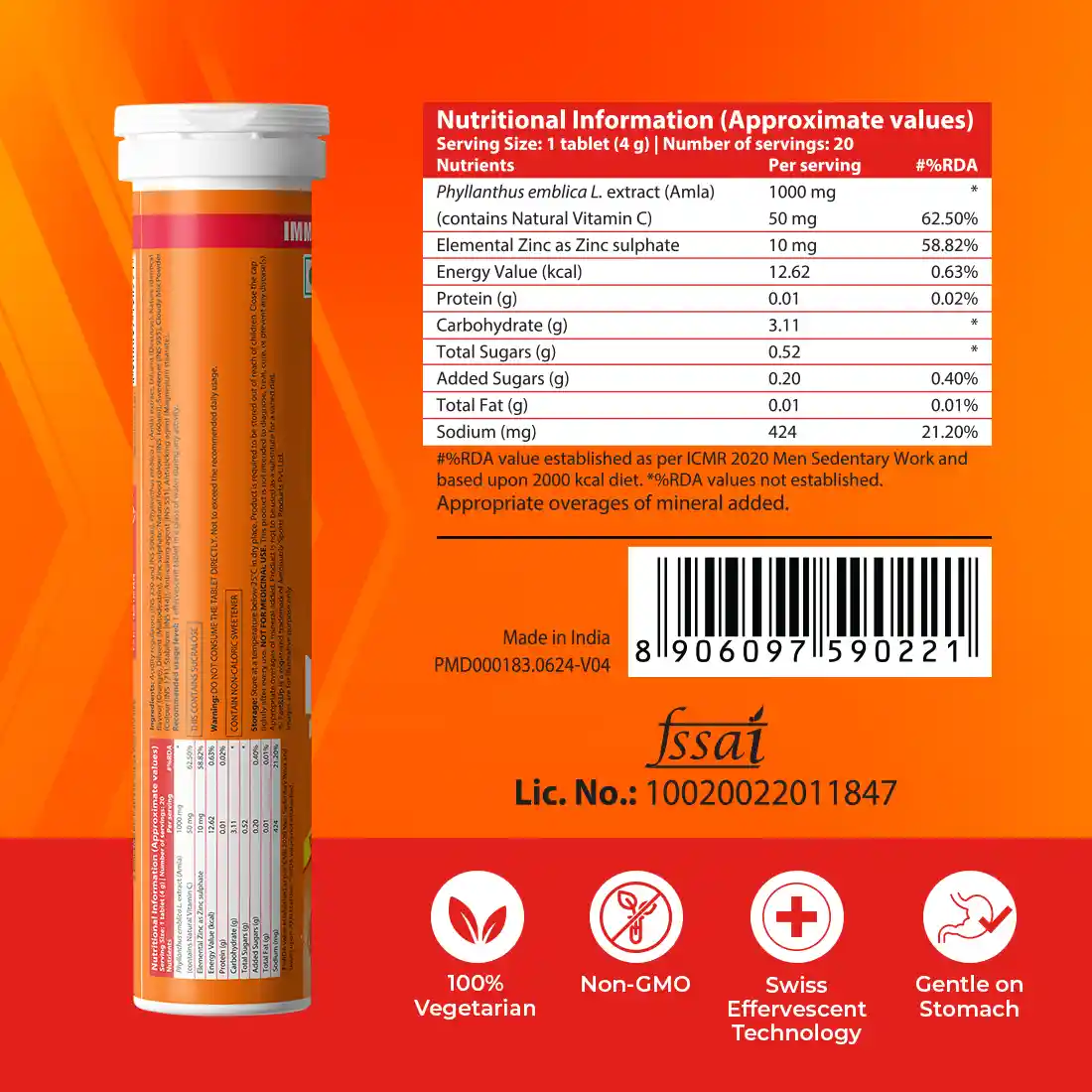Fast&Up Vitamin C and Zinc for Immunity - Image 8