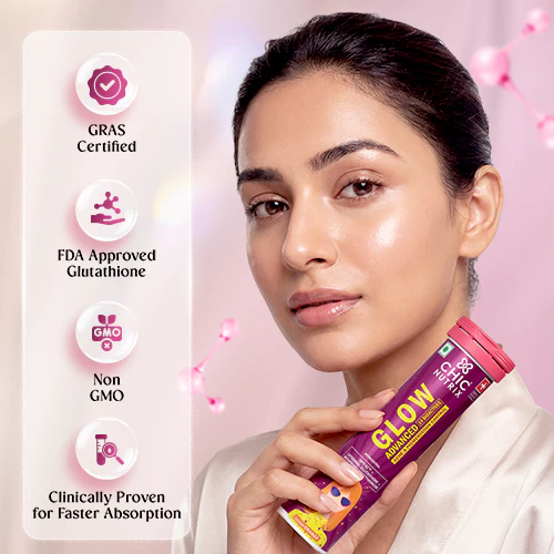 Chicnutrix Glow Advanced – Liposomal Glutathione, Ergothioneine & Strong Antioxidant Formula for Uneven Skin Tone - Image 5
