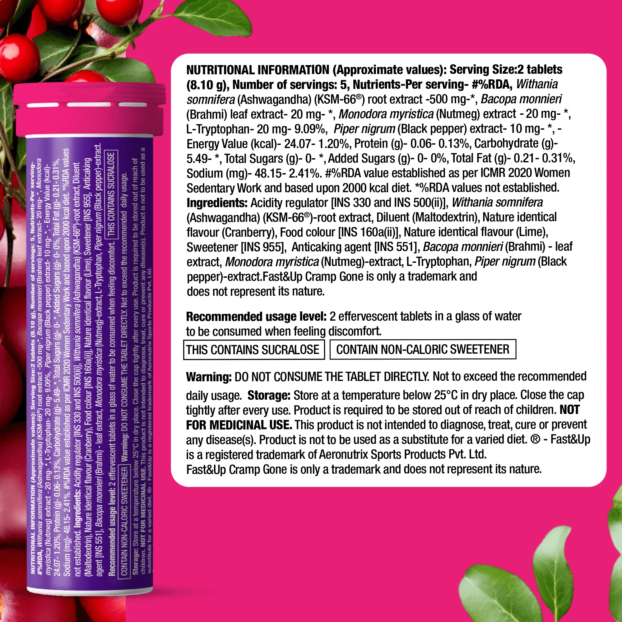 Cramp Gone – Menstrual Cramps & Pain Support - Cranberry - Image 6