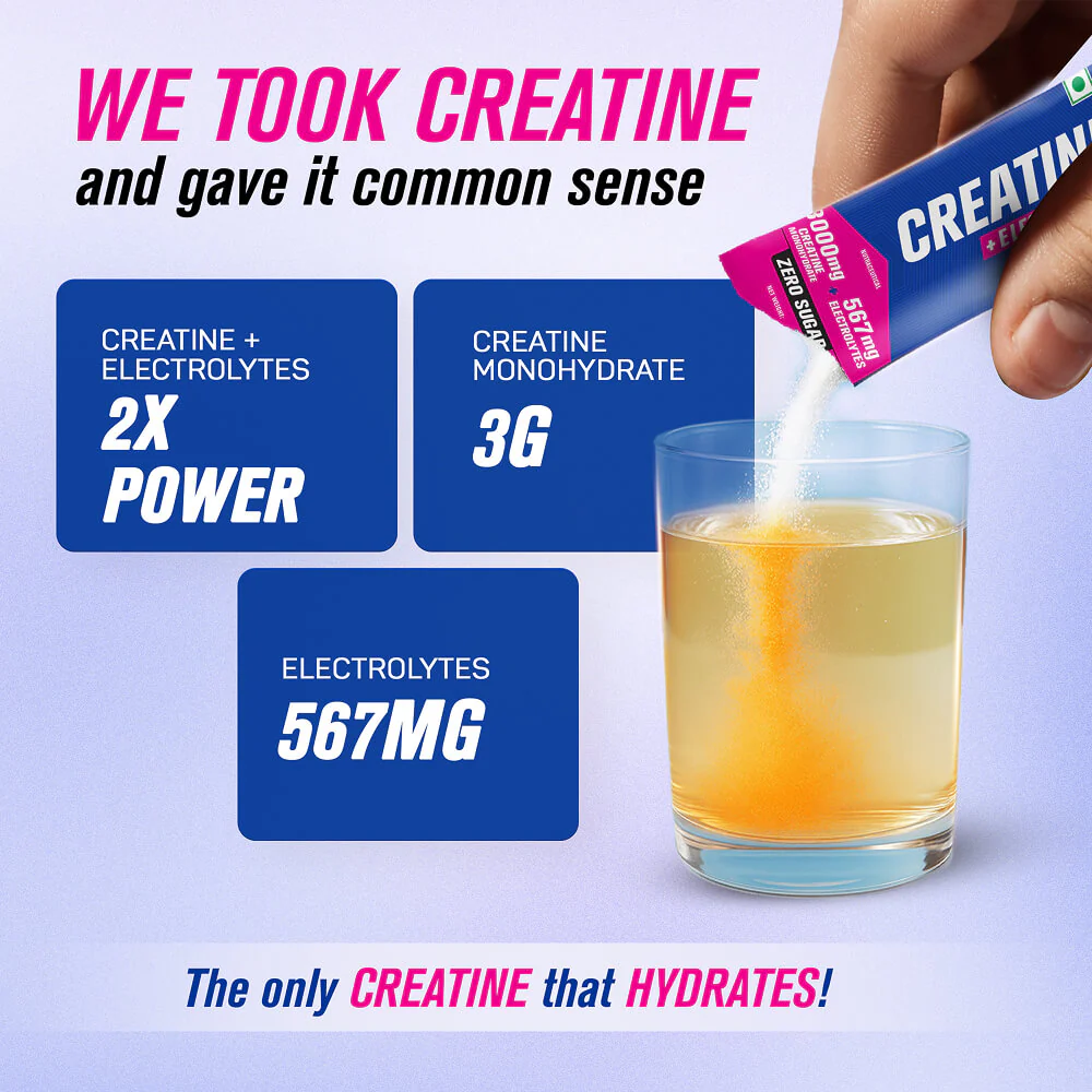 Creatine + Electrolytes - 2x Power - Orange Flavour - Image 2