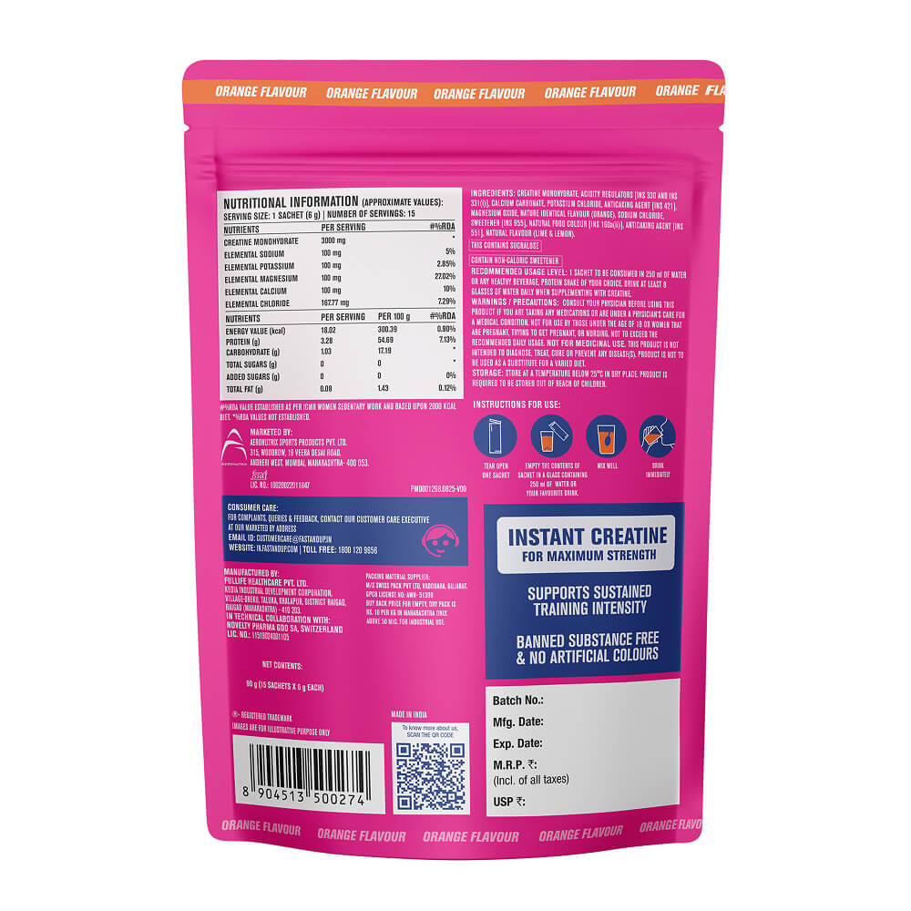Creatine + Electrolytes - 2x Power - Orange Flavour - Image 8