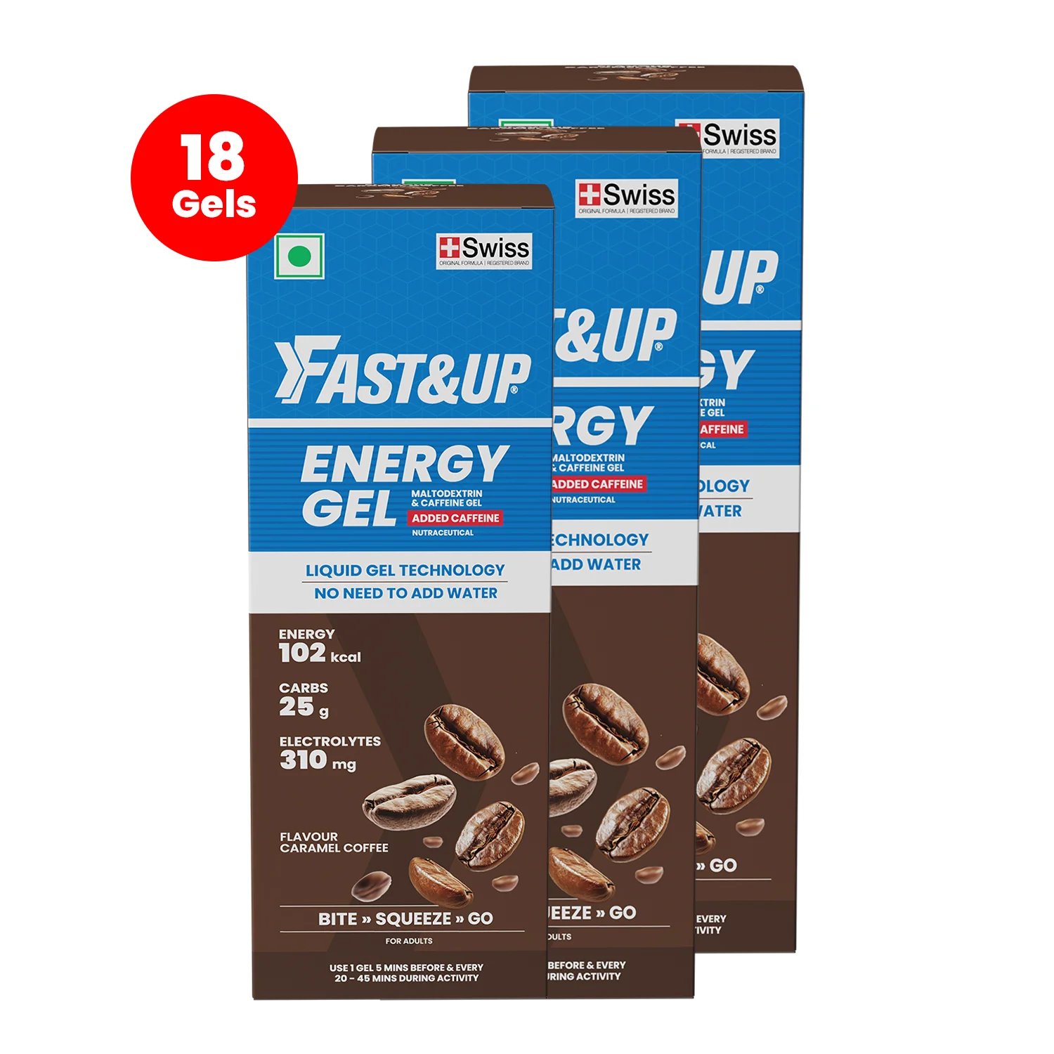 Energy Gel - Caffeinated - Caramel Coffee - Image 10