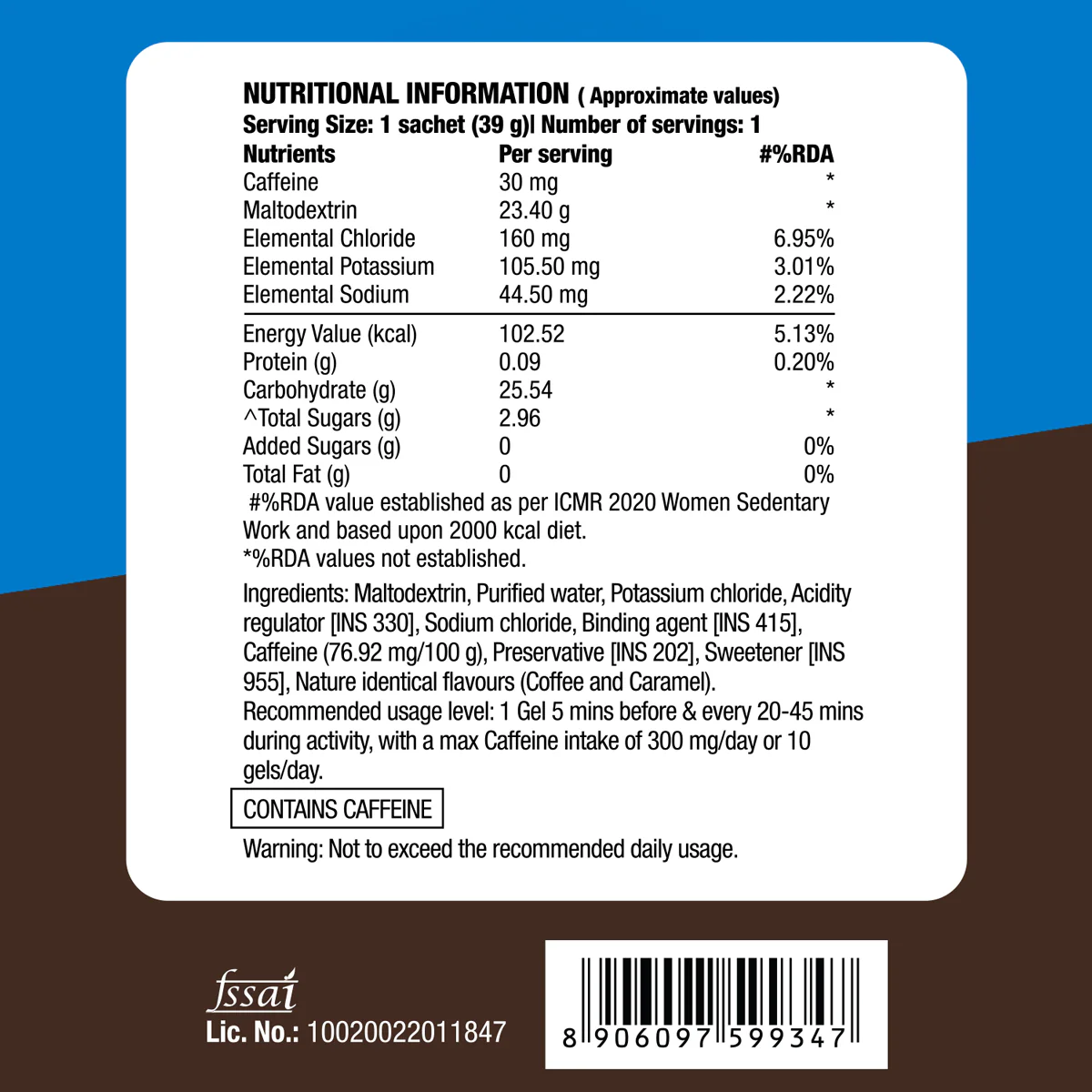 Energy Gel - Caffeinated - Caramel Coffee - Image 9