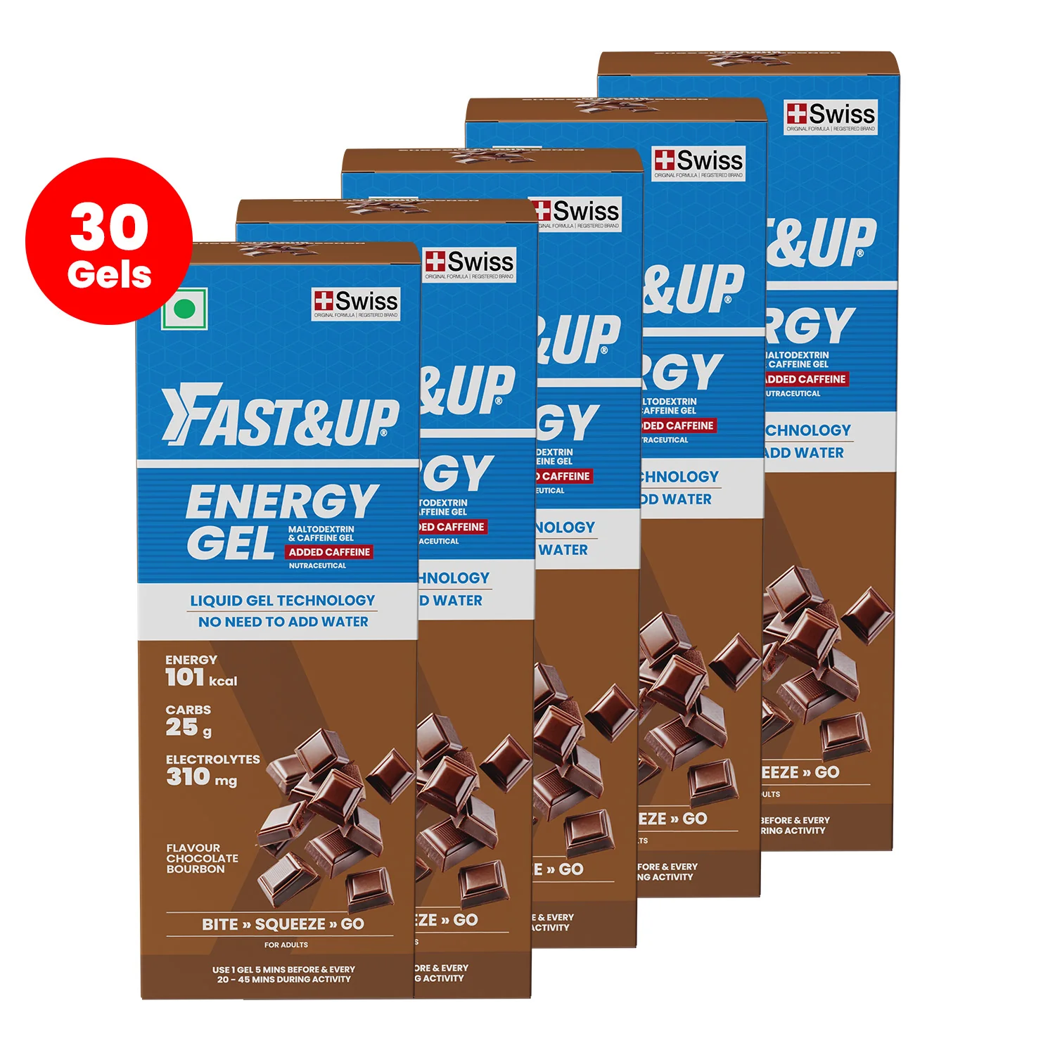 Energy Gel - Caffeinated - Chocolate Bourbon - Image 10