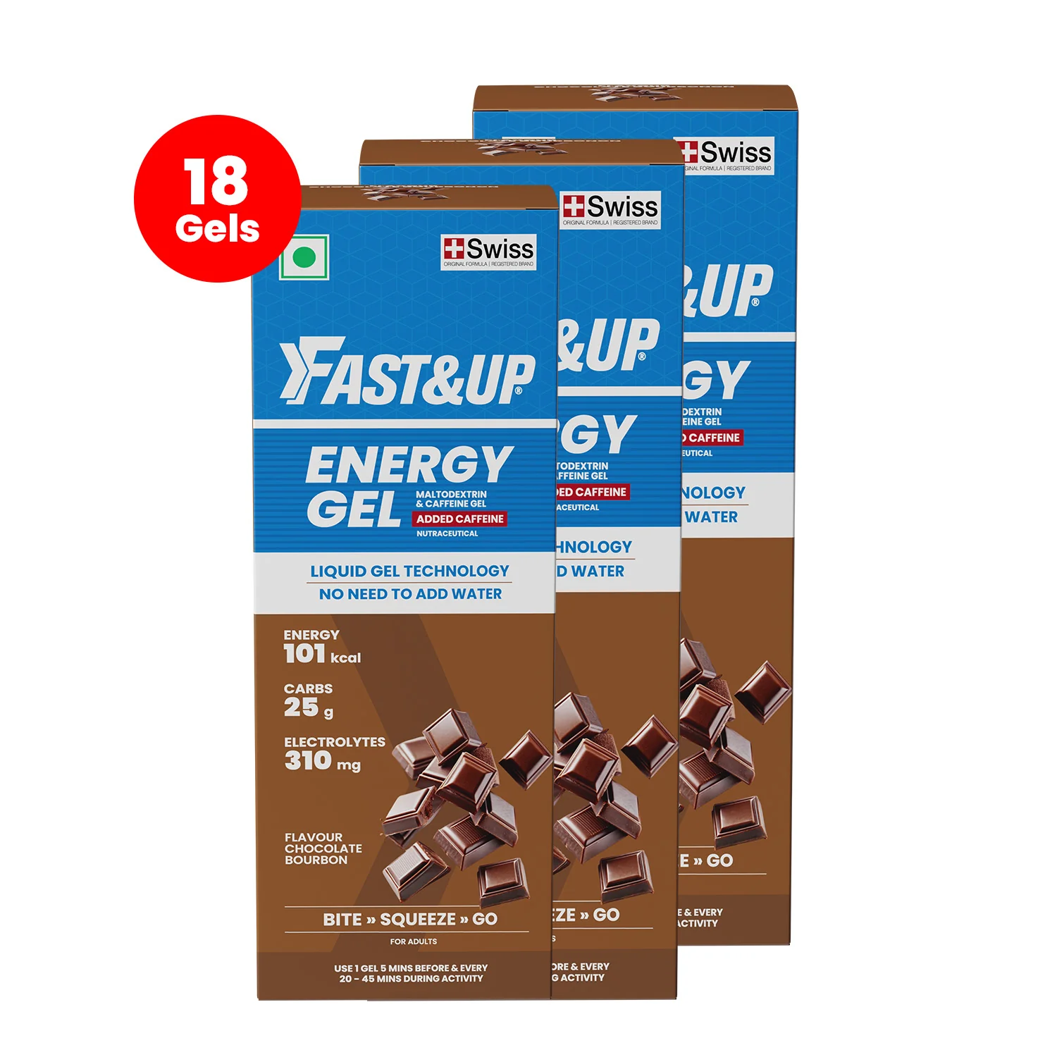 Energy Gel - Caffeinated - Chocolate Bourbon - Image 9
