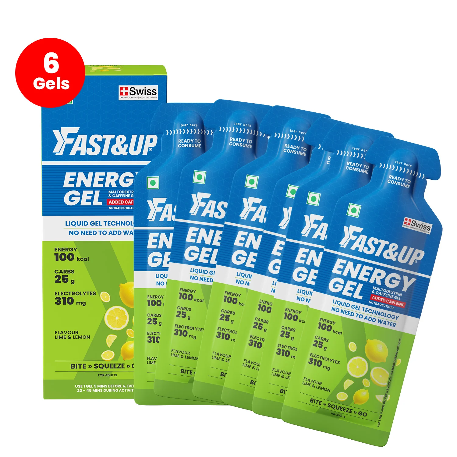 Energy Gel Caffeinated - Lime and Lemon