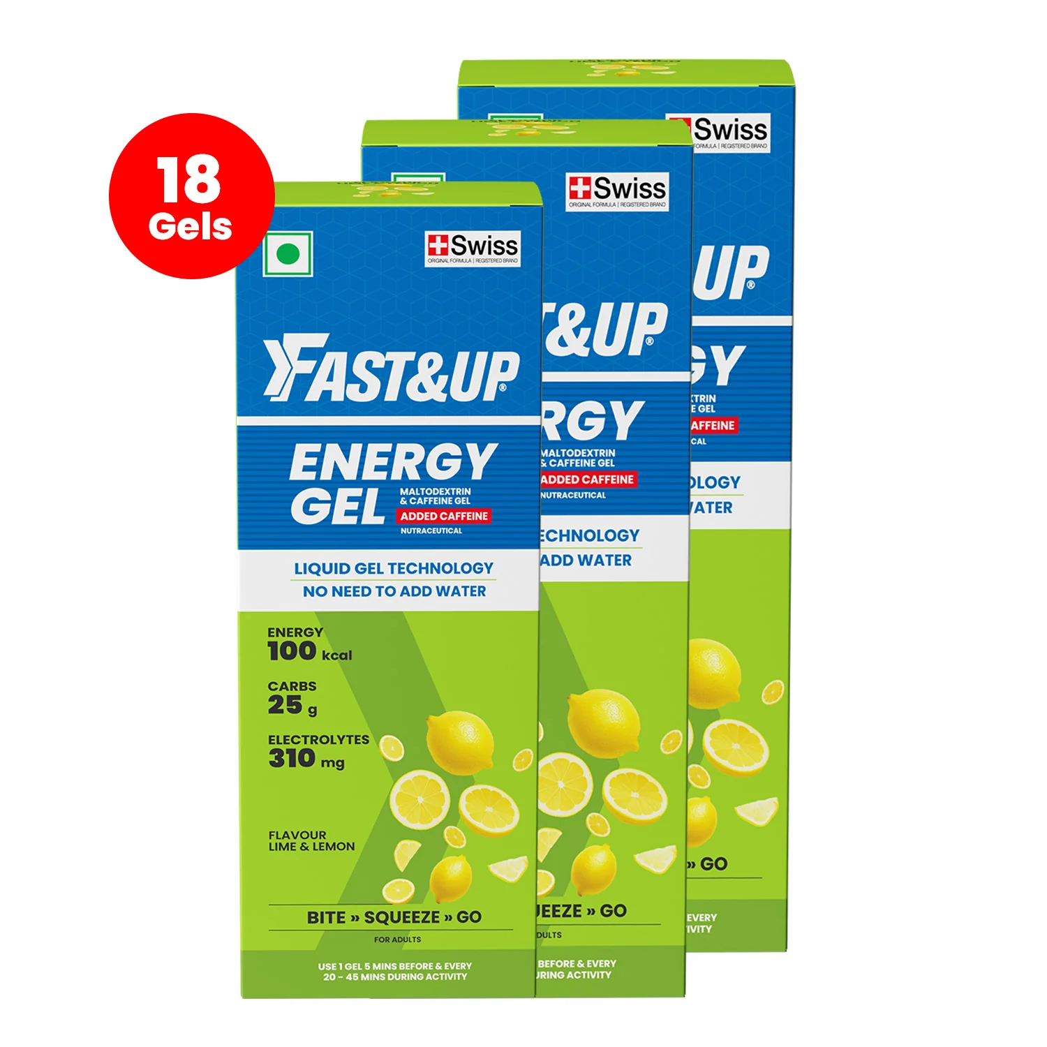 Energy Gel Caffeinated - Lime and Lemon - Image 9