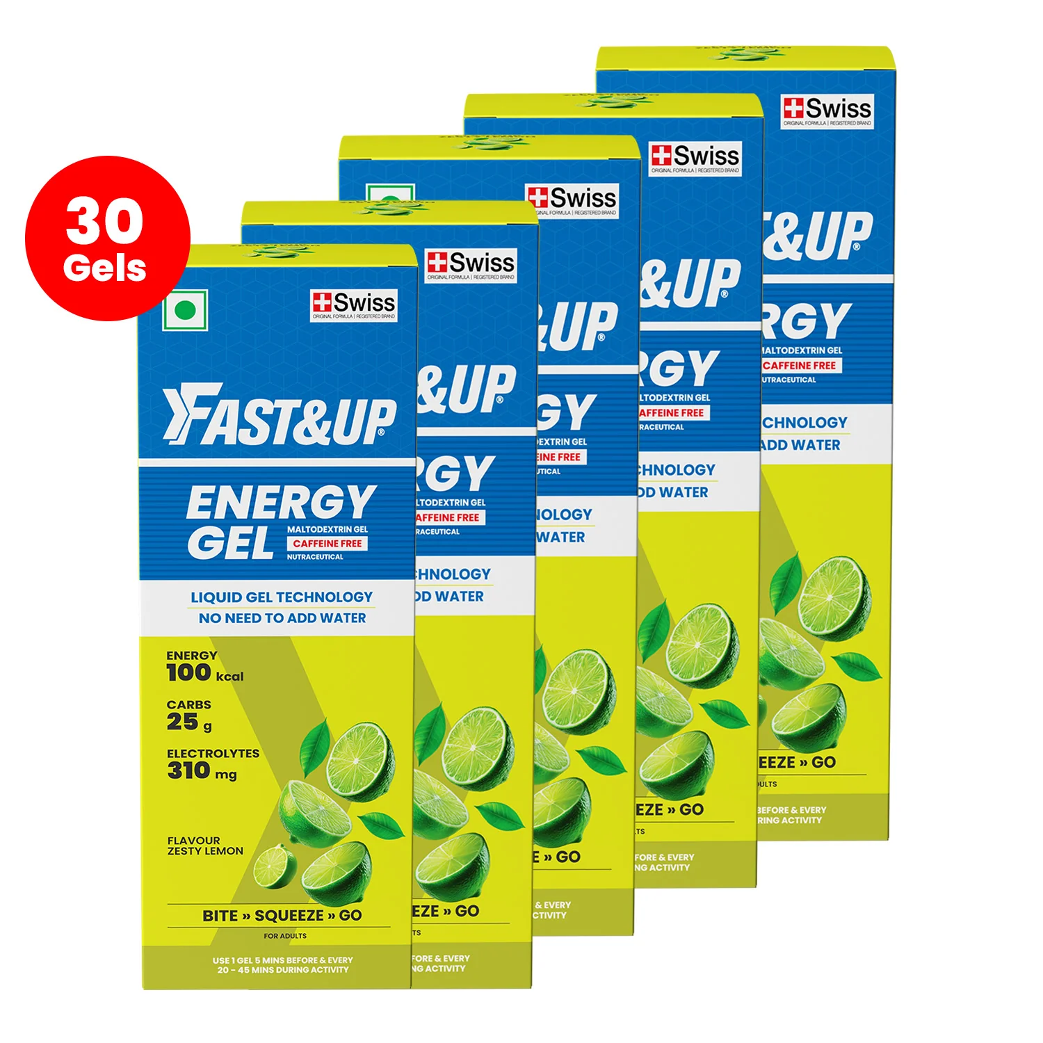 Energy Gel - Non Caffeinated - Zesty Lemon - Image 10