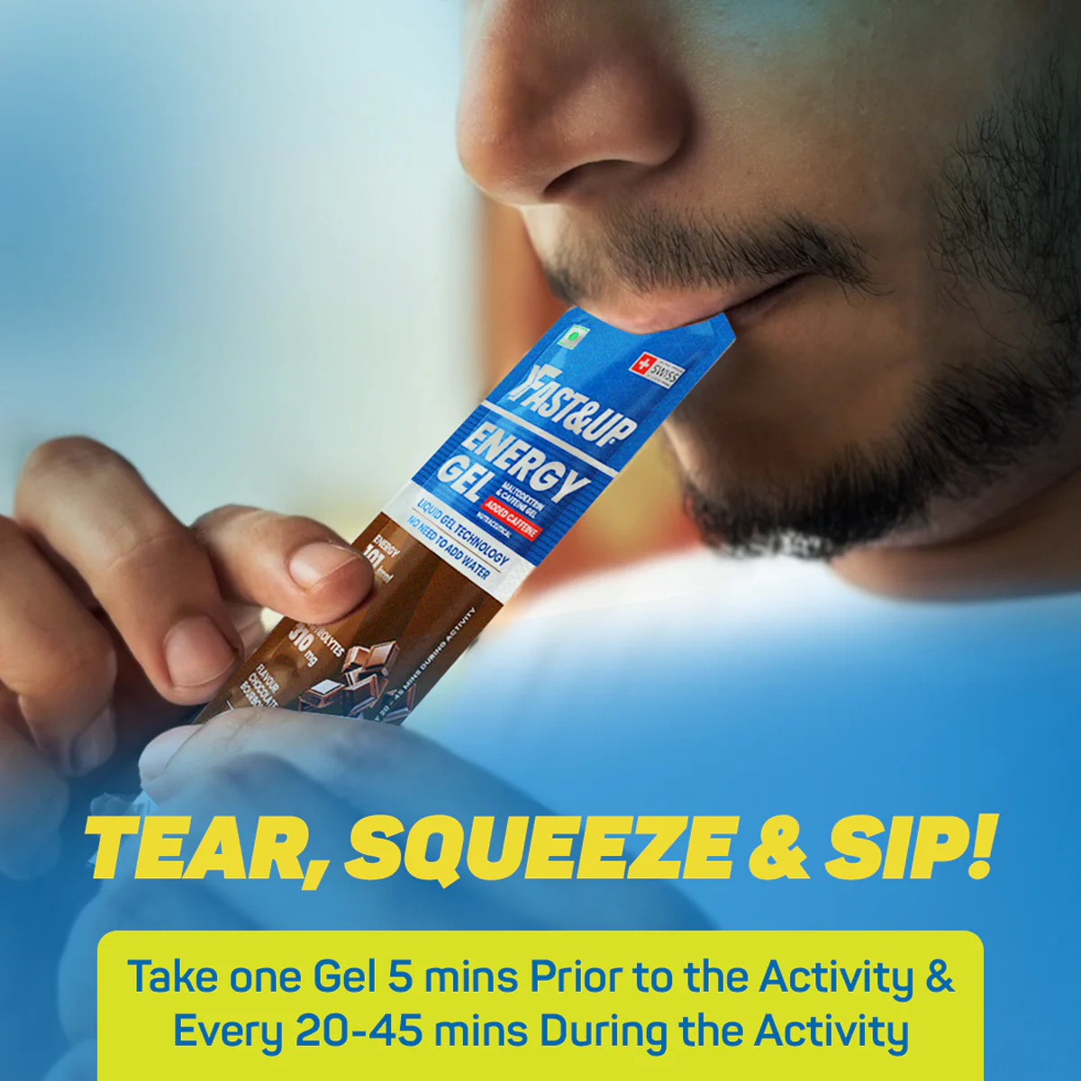Energy Gel - Non Caffeinated - Zesty Lemon - Image 6