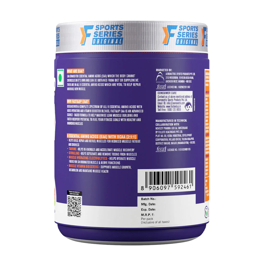 Fast&Up Essential Amino Acids - Watermelon Splash - Image 8