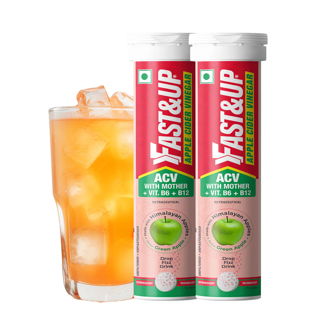 Fast&Up Apple Cider Vinegar - Green Apple - Image 10