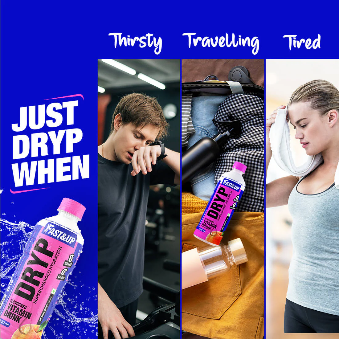 Fast&Up Dryp Vitamin Drink - Peach - Image 4