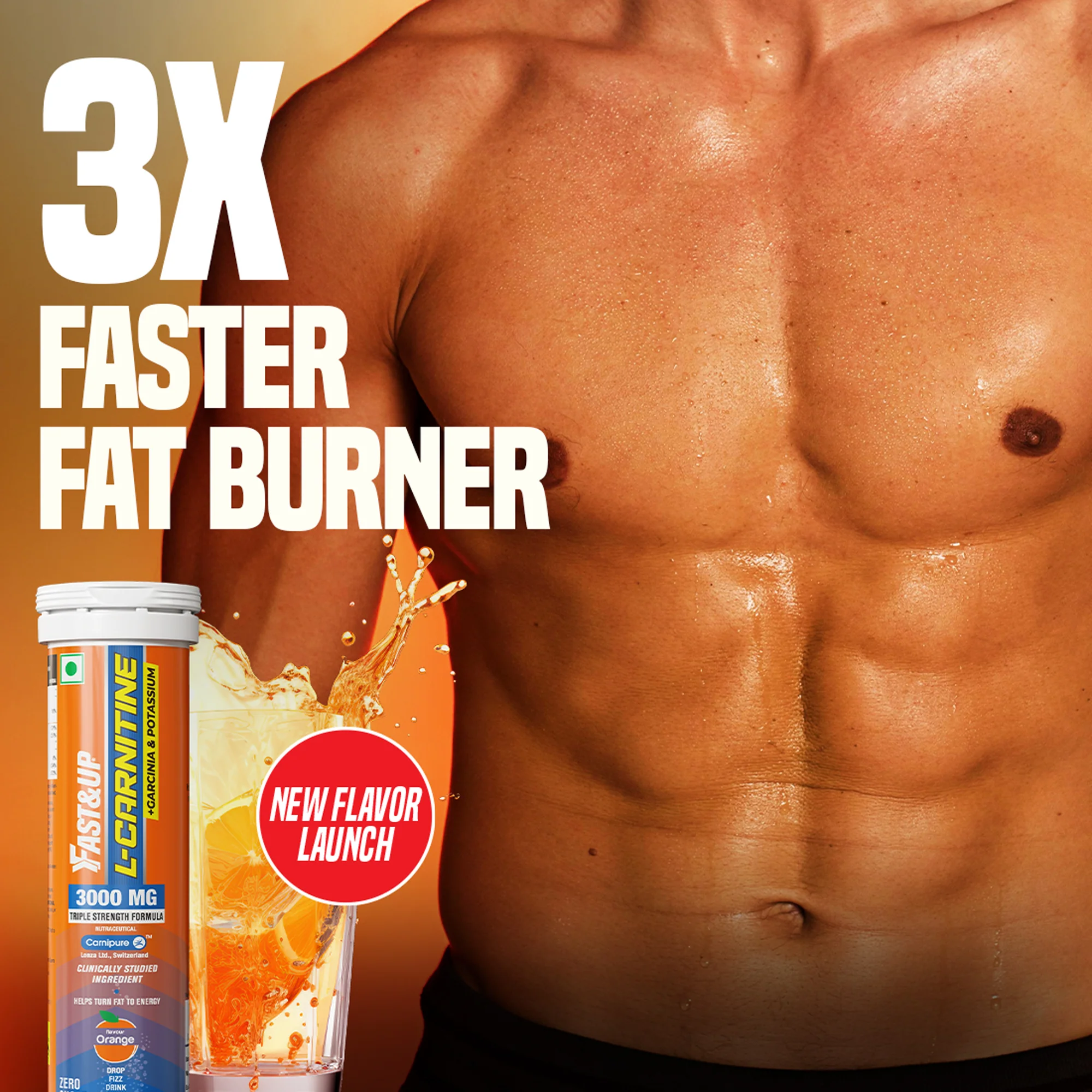 L-Carnitine 3000mg + Glow | Orange Flavor - Image 3