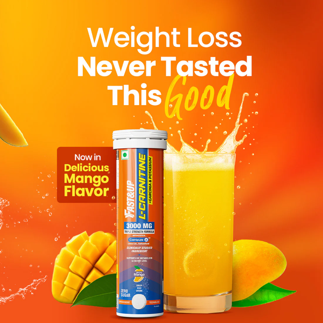 L-Carnitine 3000mg for Weight Loss - Mango - Image 4