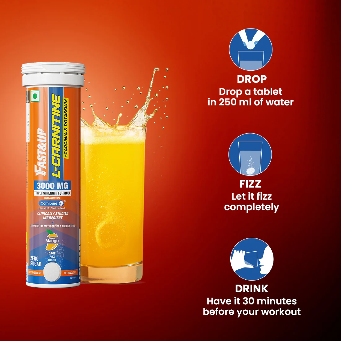 L-Carnitine 3000mg for Weight Loss - Mango - Image 6