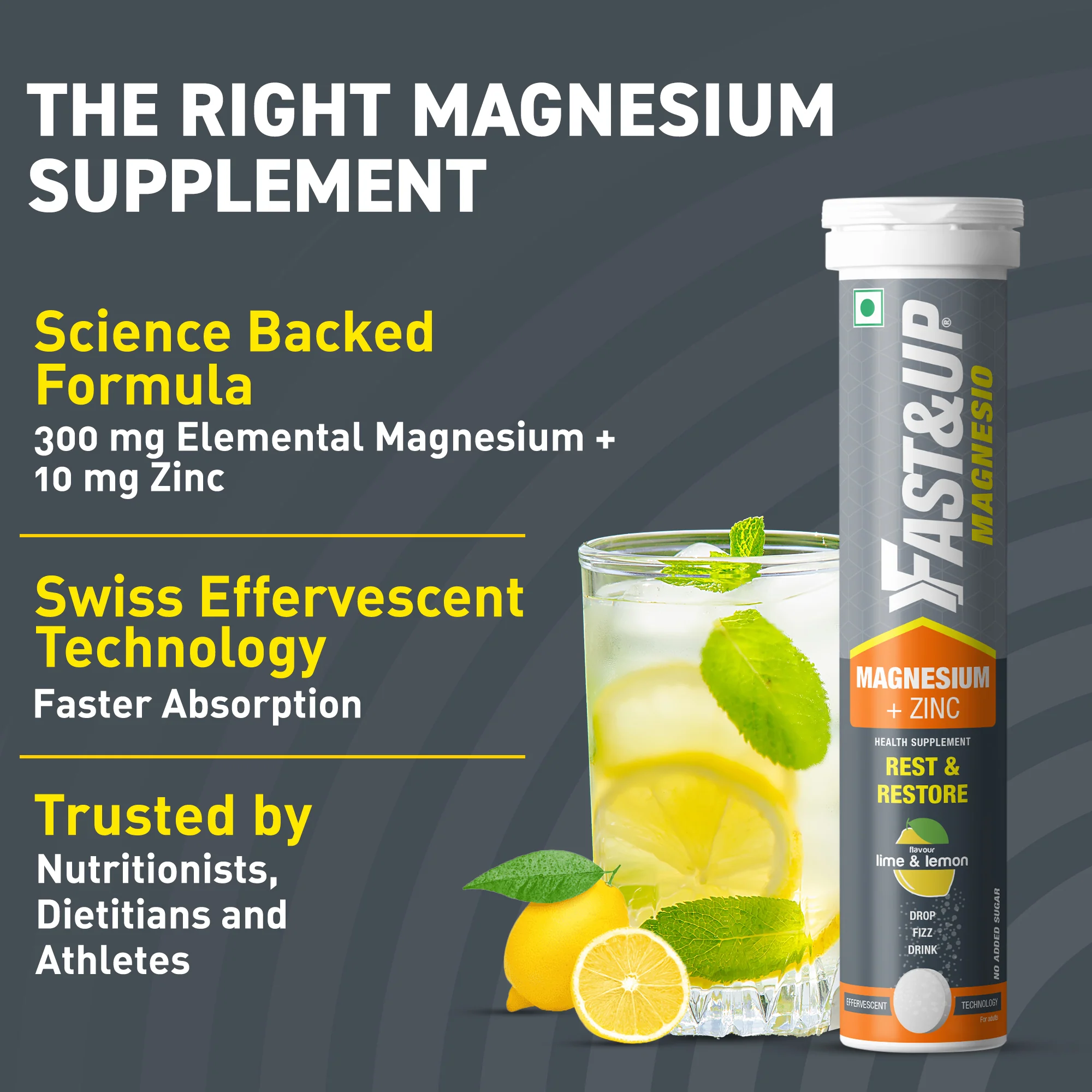 Daily Magnesium for Sleep, Stress & Muscle Recovery - Lime & Lemon - Image 3