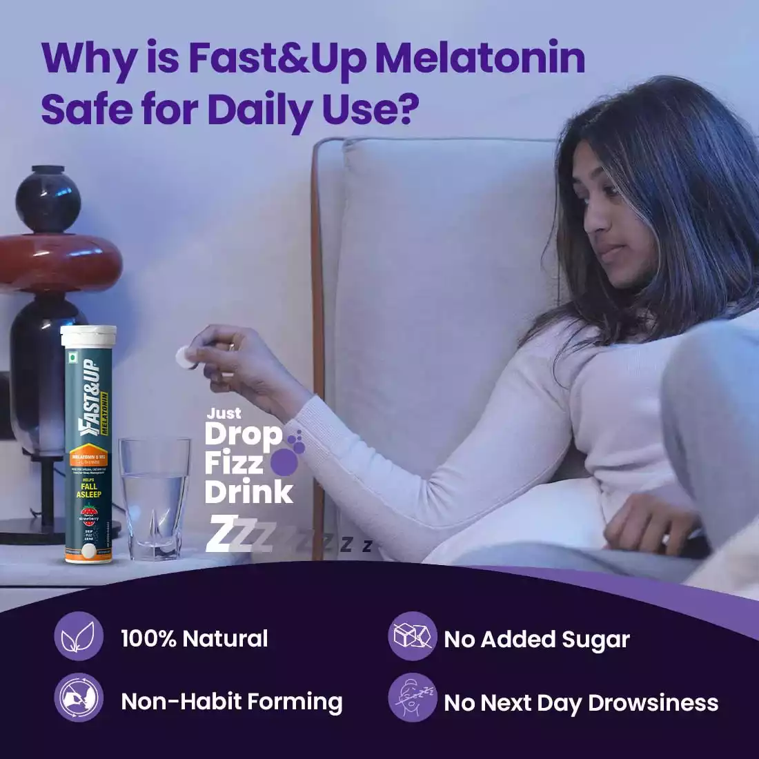 Fastest Acting 5 mg Melatonin with No Added Sugar - Strawberry - Image 4