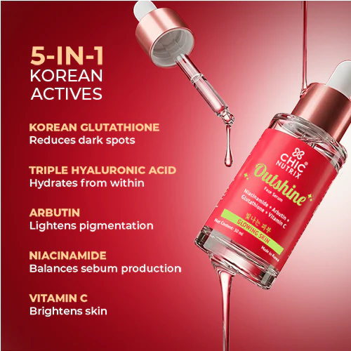 Outshine Korean Face Serum – Fades Dark Spots & Brightens Skin with Glutathione, Niacinamide & Vitamin C - Image 5