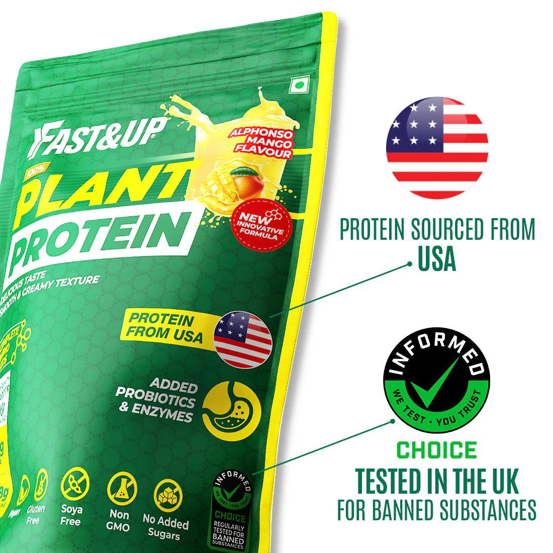 Plant Protein - Alphonso Mango - 25 Servings - Image 3