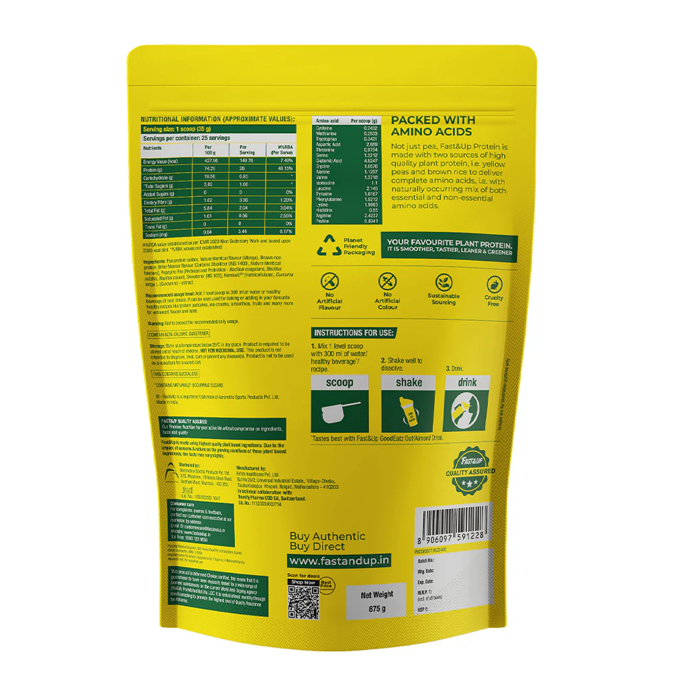 Plant Protein - Alphonso Mango - 25 Servings - Image 9