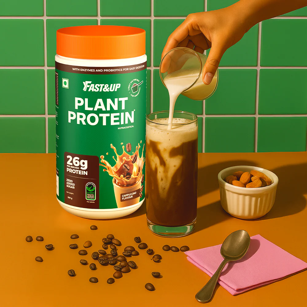 Plant Protein - Cappuccino - 1kg (Pack of 2) - Image 8