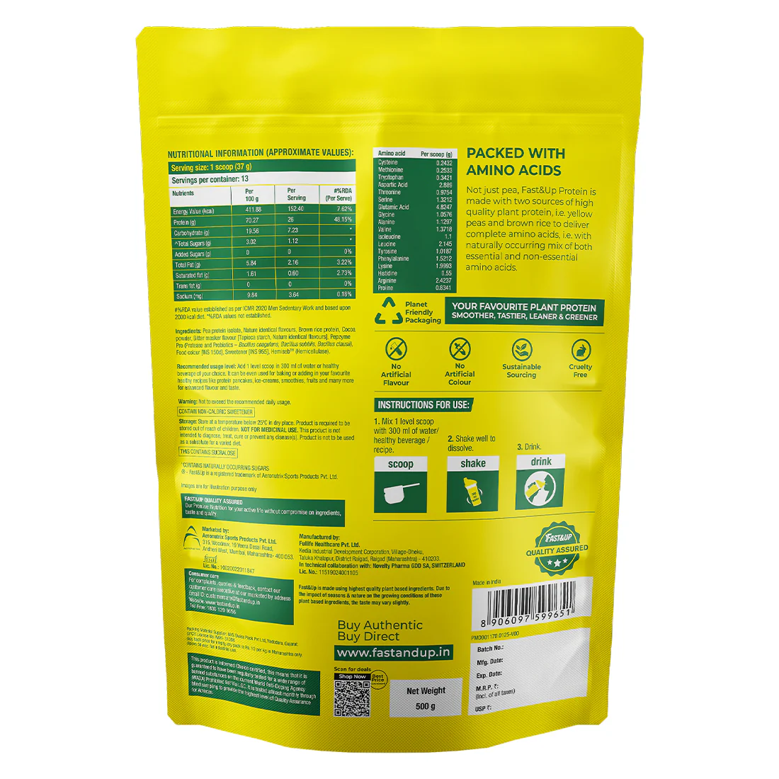 Plant Protein - Rich Chocolate – 500gms - Image 3