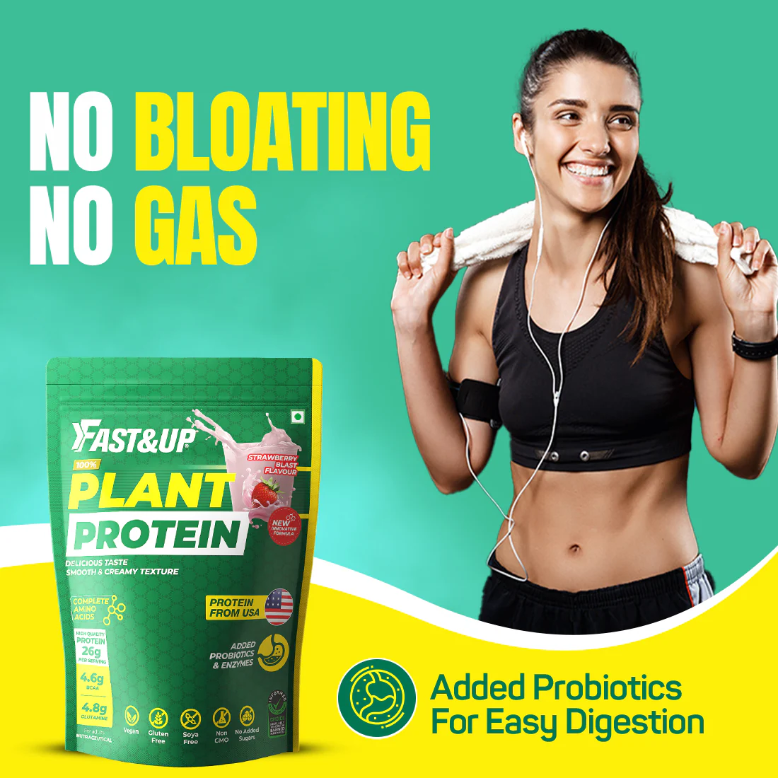 Plant Protein - Strawberry Blast - 25 Servings - Image 4
