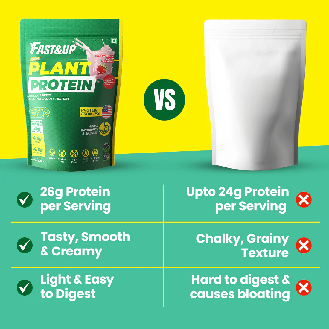 Plant Protein - Strawberry Blast - 25 Servings - Image 5