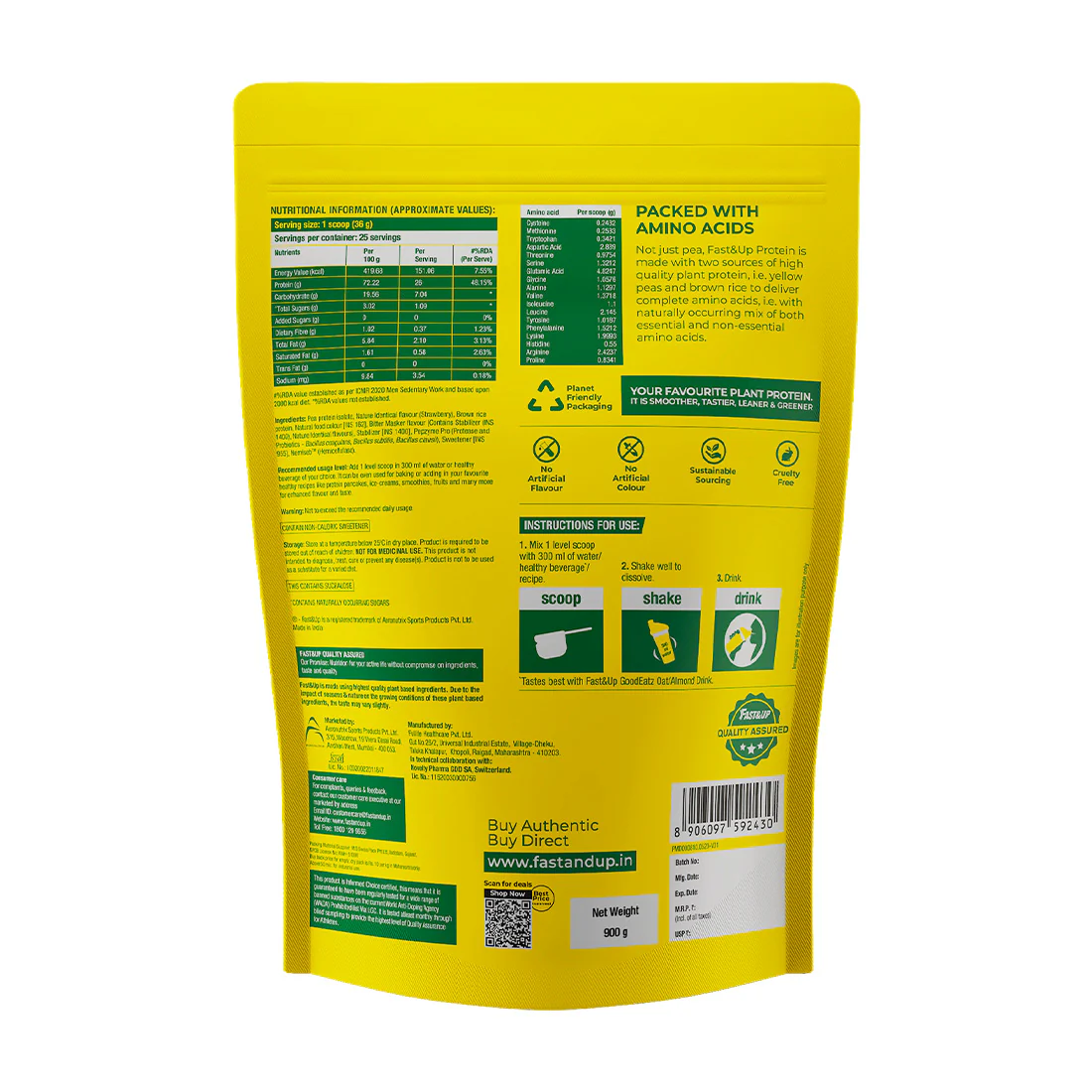 Plant Protein - Strawberry Blast - 25 Servings - Image 9