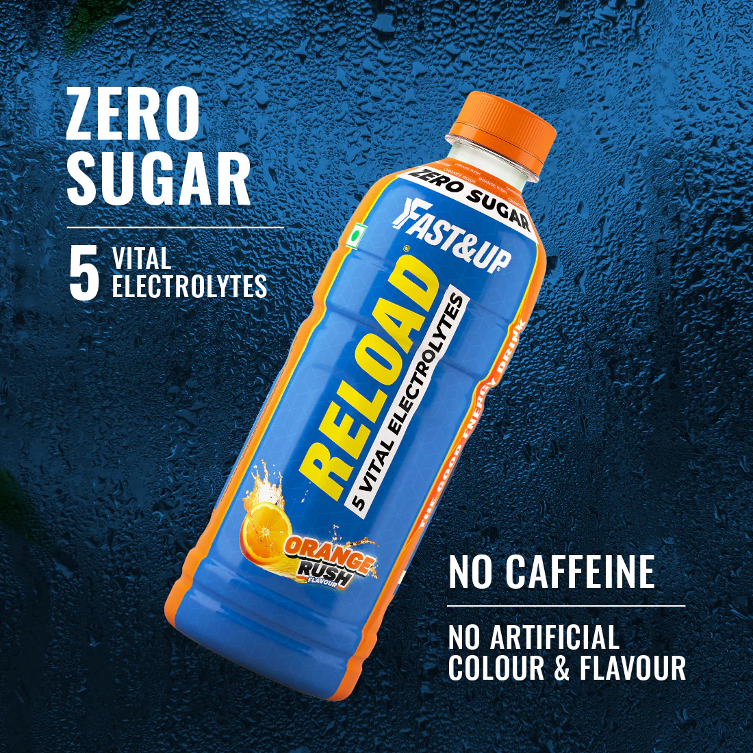 Fast&Up Reload Ready To Drink - 500 ml - Orange - Image 3