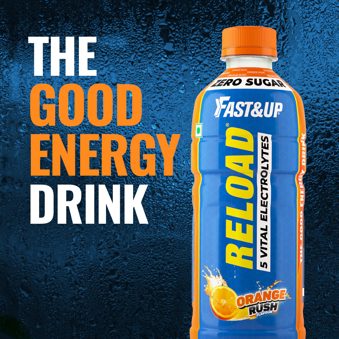 Fast&Up Reload Ready To Drink - 500 ml - Orange - Image 4