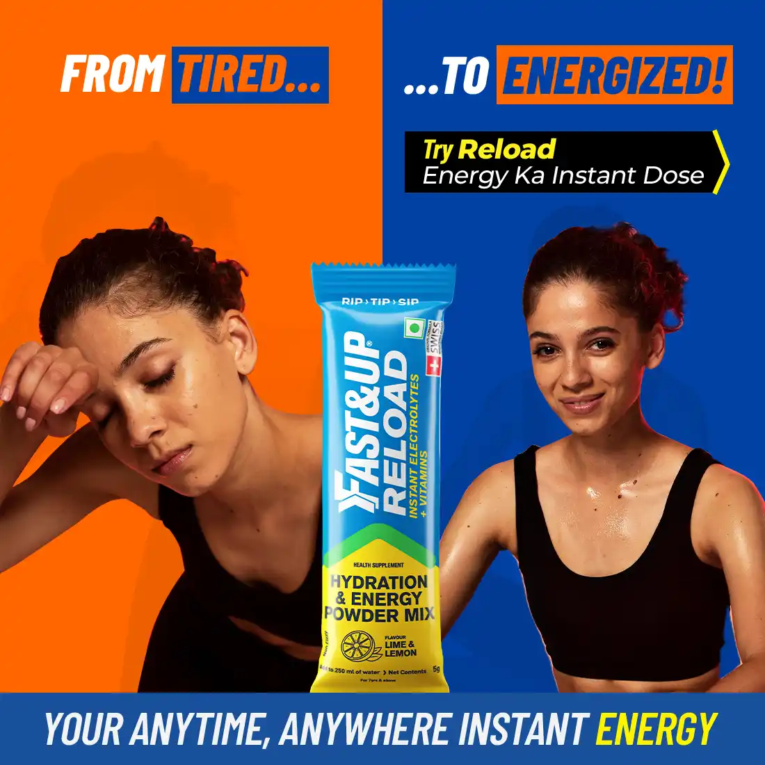 Reload - Low Sugar Instant Hydration Sticks - Lime & Lemon - Image 4