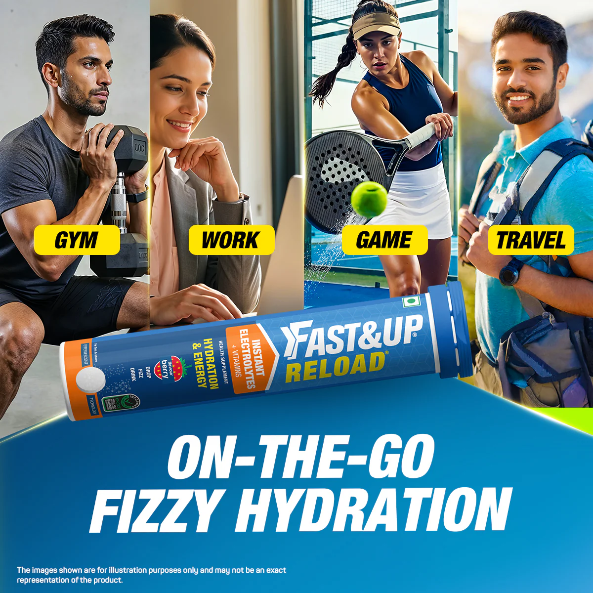Reload Low Sugar Instant Hydration Drink - Berry - Image 7