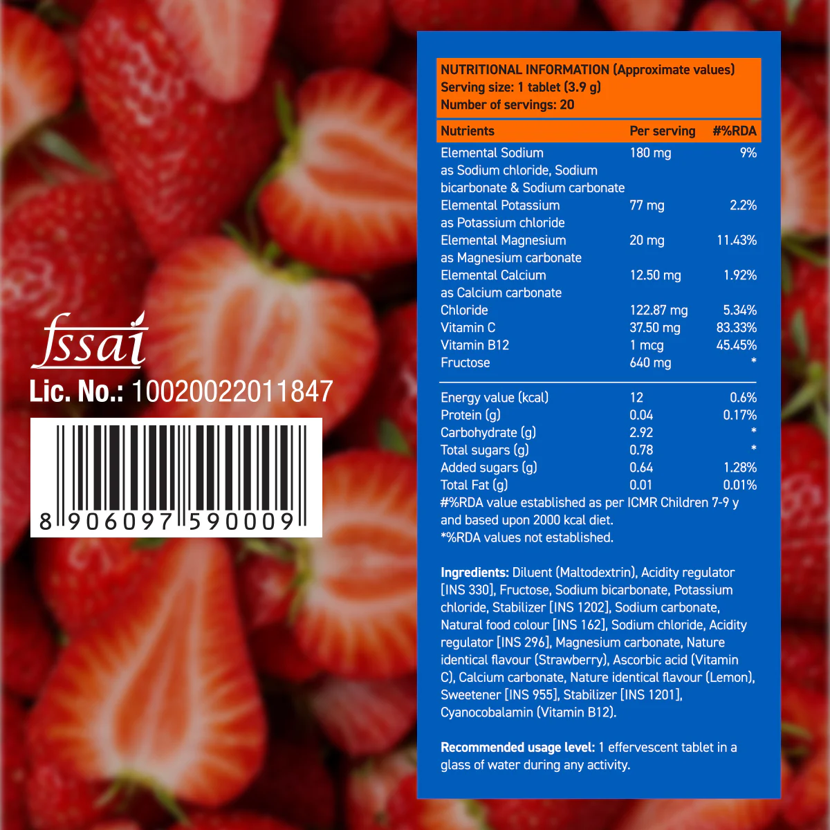 Reload Low Sugar Instant Hydration Drink - Berry - Image 9