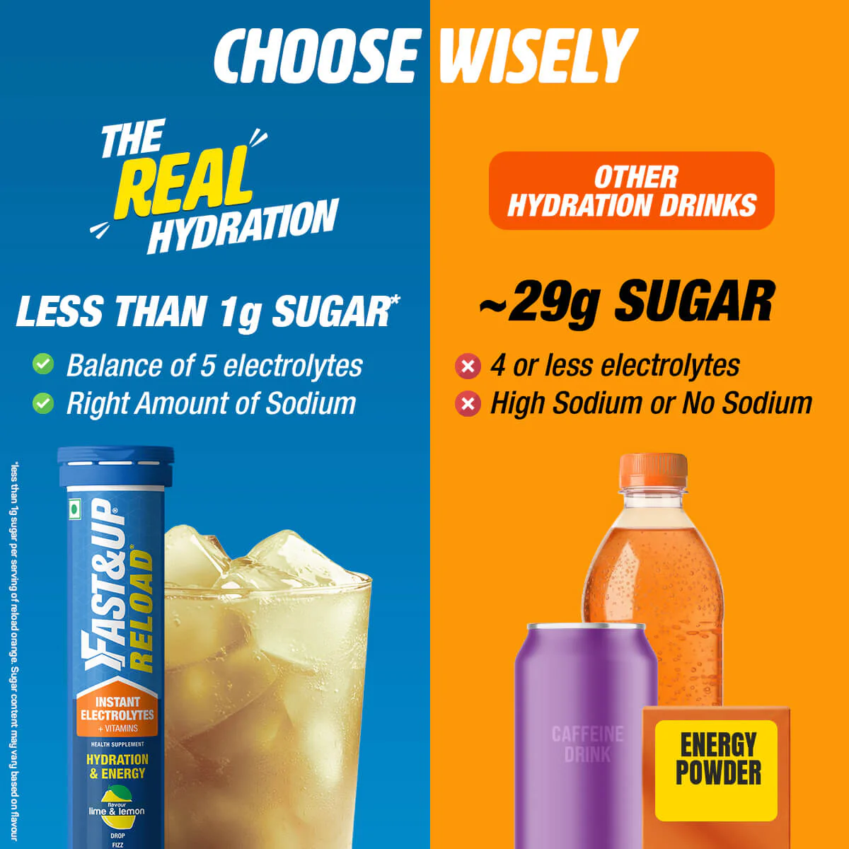 Reload - Low Sugar Instant Hydration Drink - Lemon - Image 3
