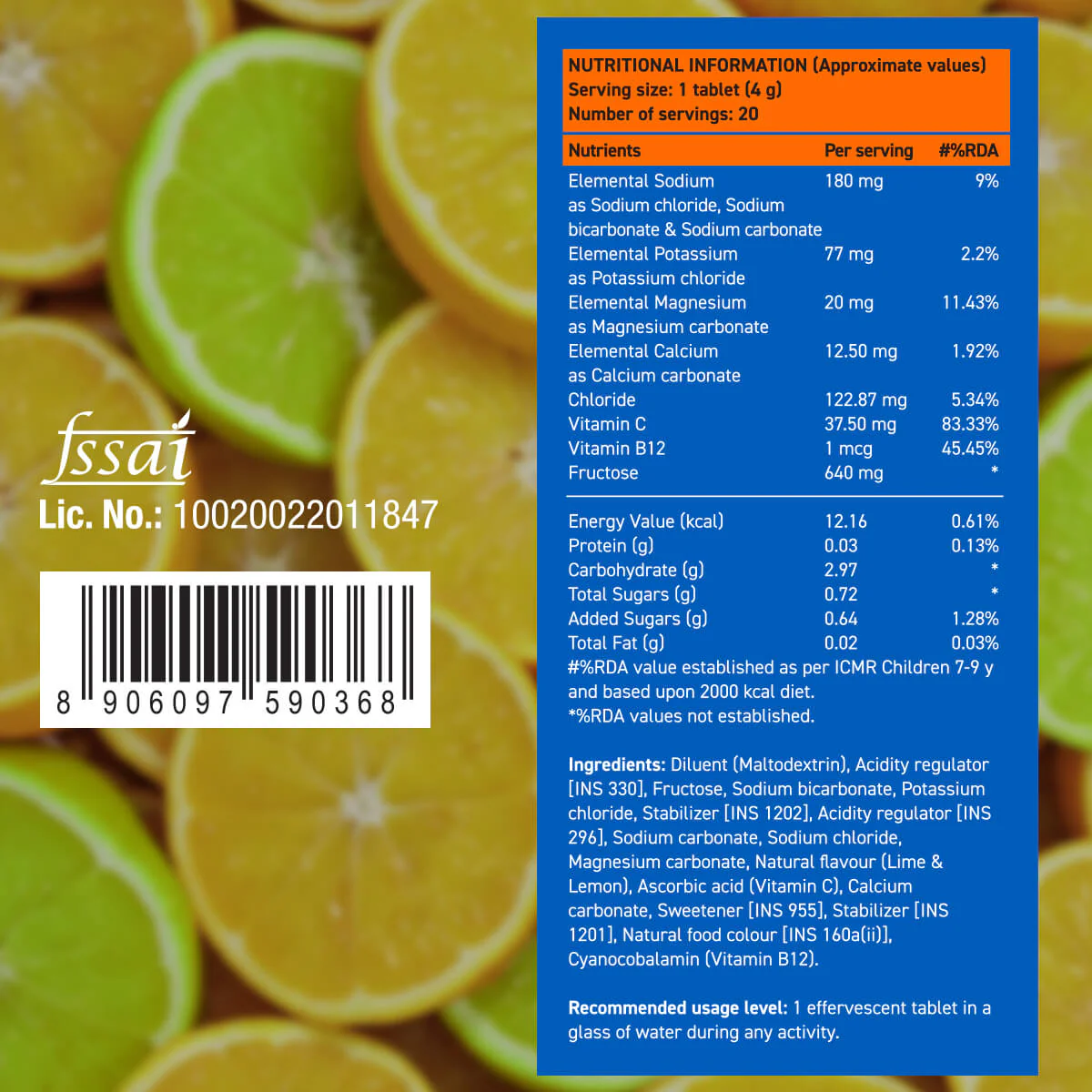 Reload - Low Sugar Instant Hydration Drink - Lemon - Image 9