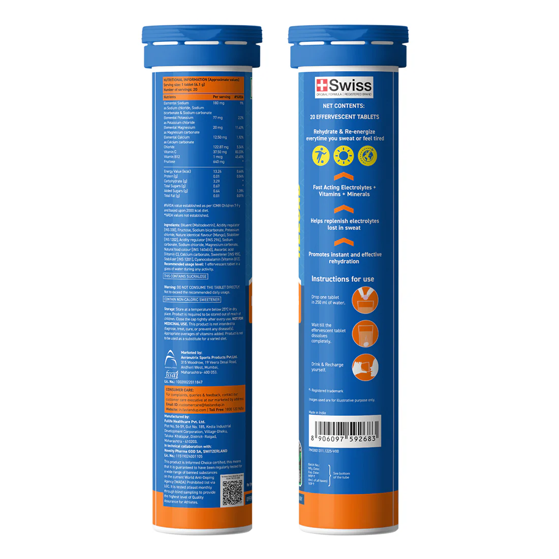 Reload - Low Sugar Instant Hydration Drink - Mango - Image 10
