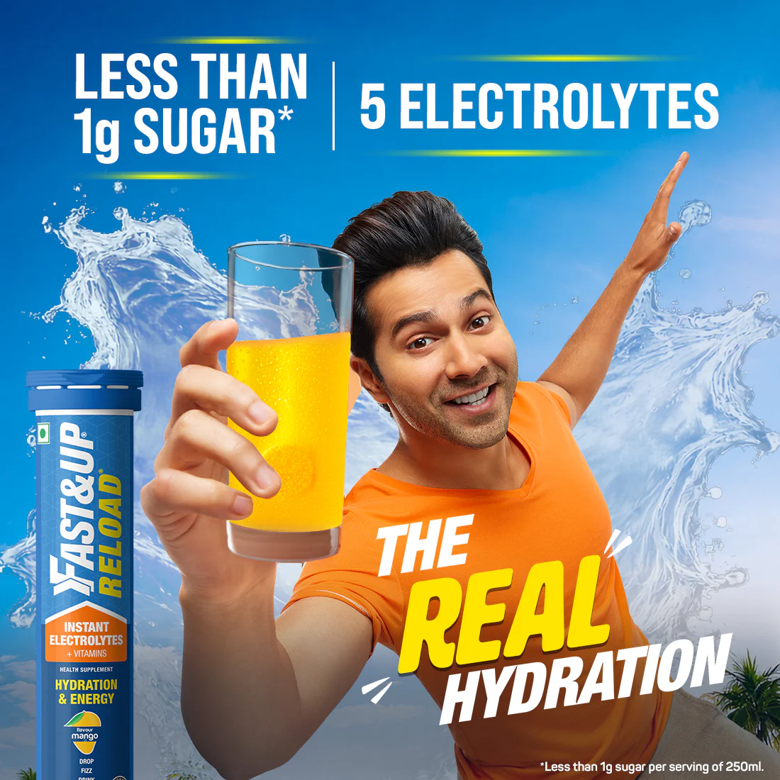 Reload - Low Sugar Instant Hydration Drink - Mango - Image 2