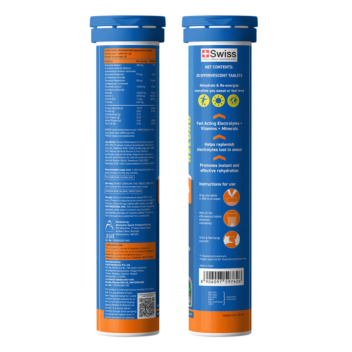 Reload Low Sugar Instant Hydration Drink - Mojito - Image 10