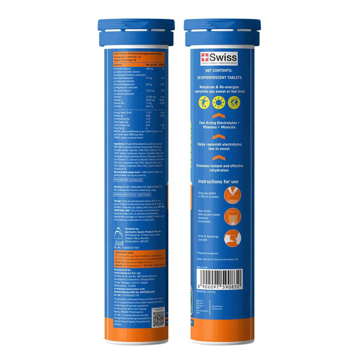 Reload - Low Sugar Instant Hydration Drink - Orange - Image 10
