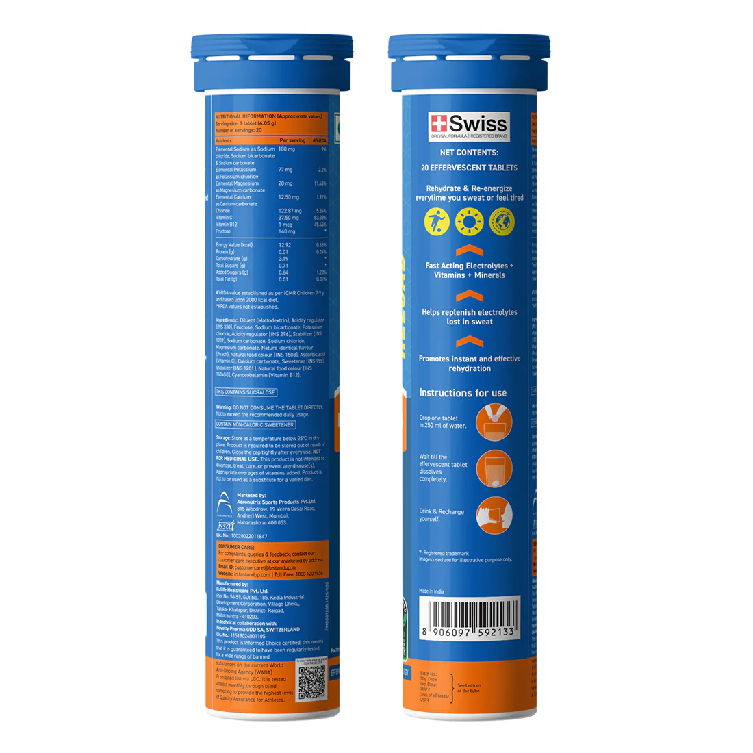 Reload - Low Sugar Instant Hydration Drink - Peach Iced Tea - Image 10