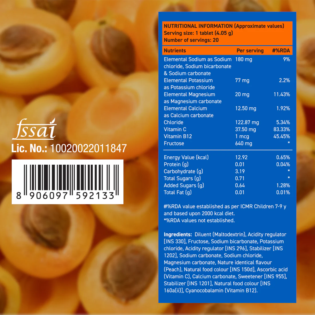 Reload - Low Sugar Instant Hydration Drink - Peach Iced Tea - Image 9