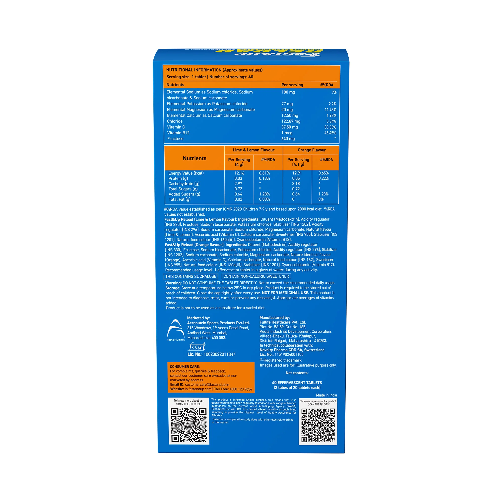 Reload Low Sugar  Assorted 2's- Lime and Lemon + Orange - Image 10