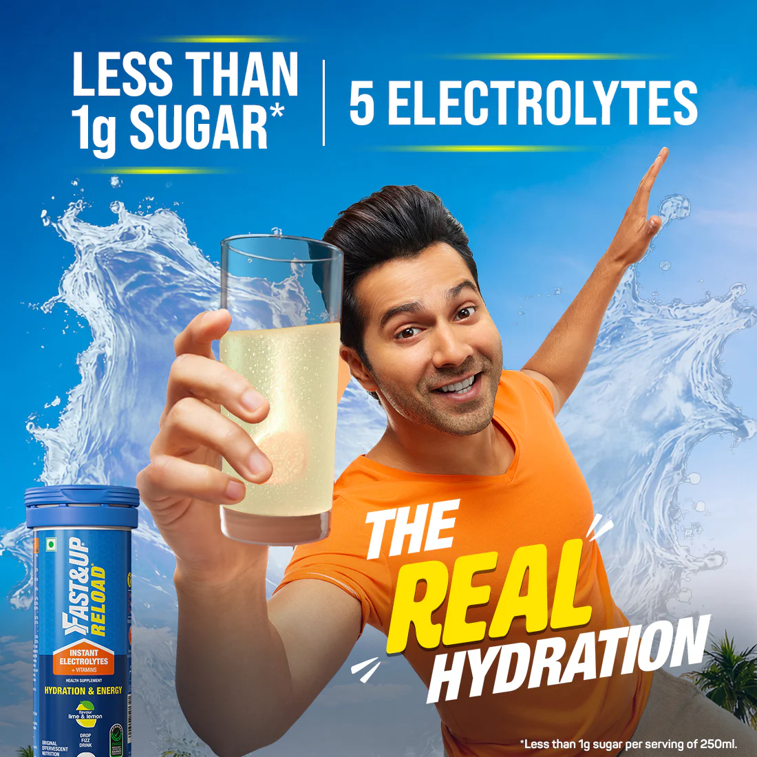 Reload Low Sugar Instant Hydration Drink - Lime & Lemon - Image 2