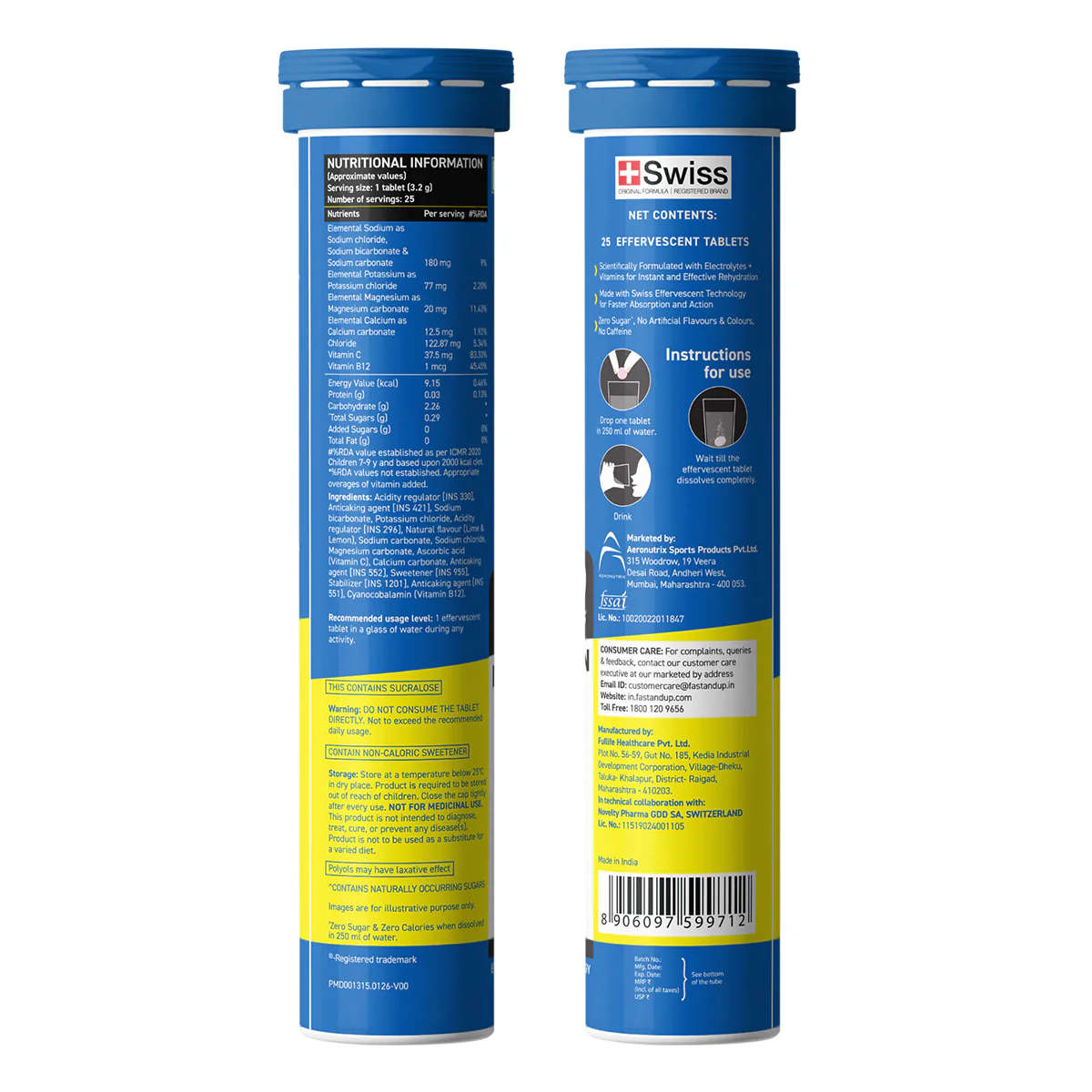 Reload Zero Instant Hydration Drink - Lime and Lemon - Single - Image 10
