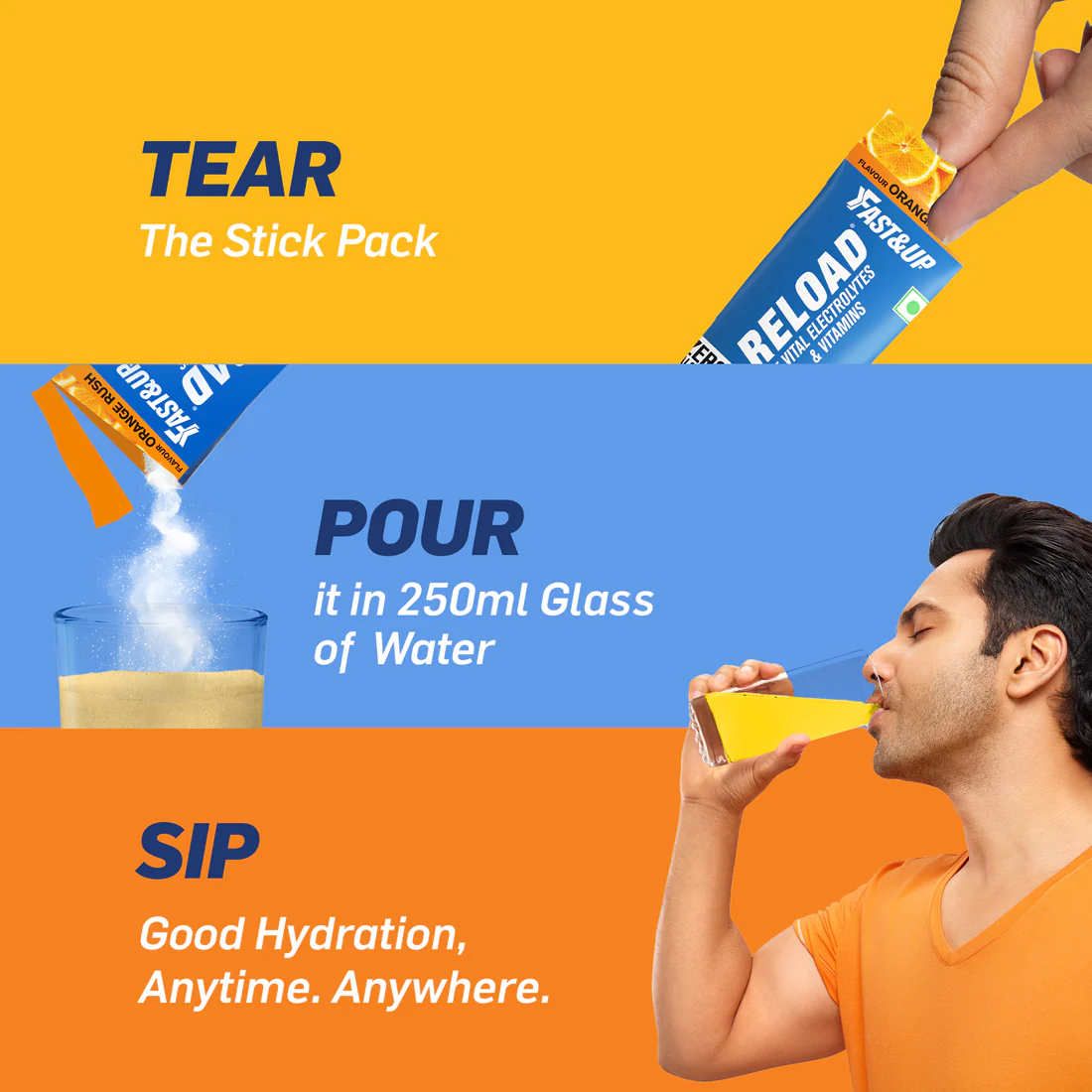 Reload Zero Sugar Instant Hydration Sticks- Mango Samba - Image 5